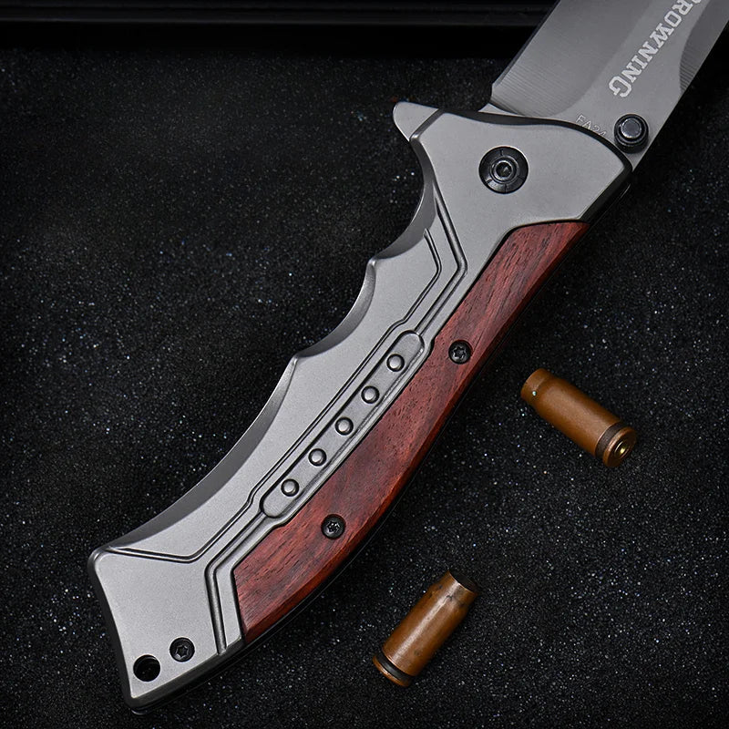 Folding Self-Defense Knife, High Hardness & Sharp, Portable Outdoor Knife E9195 Knivve