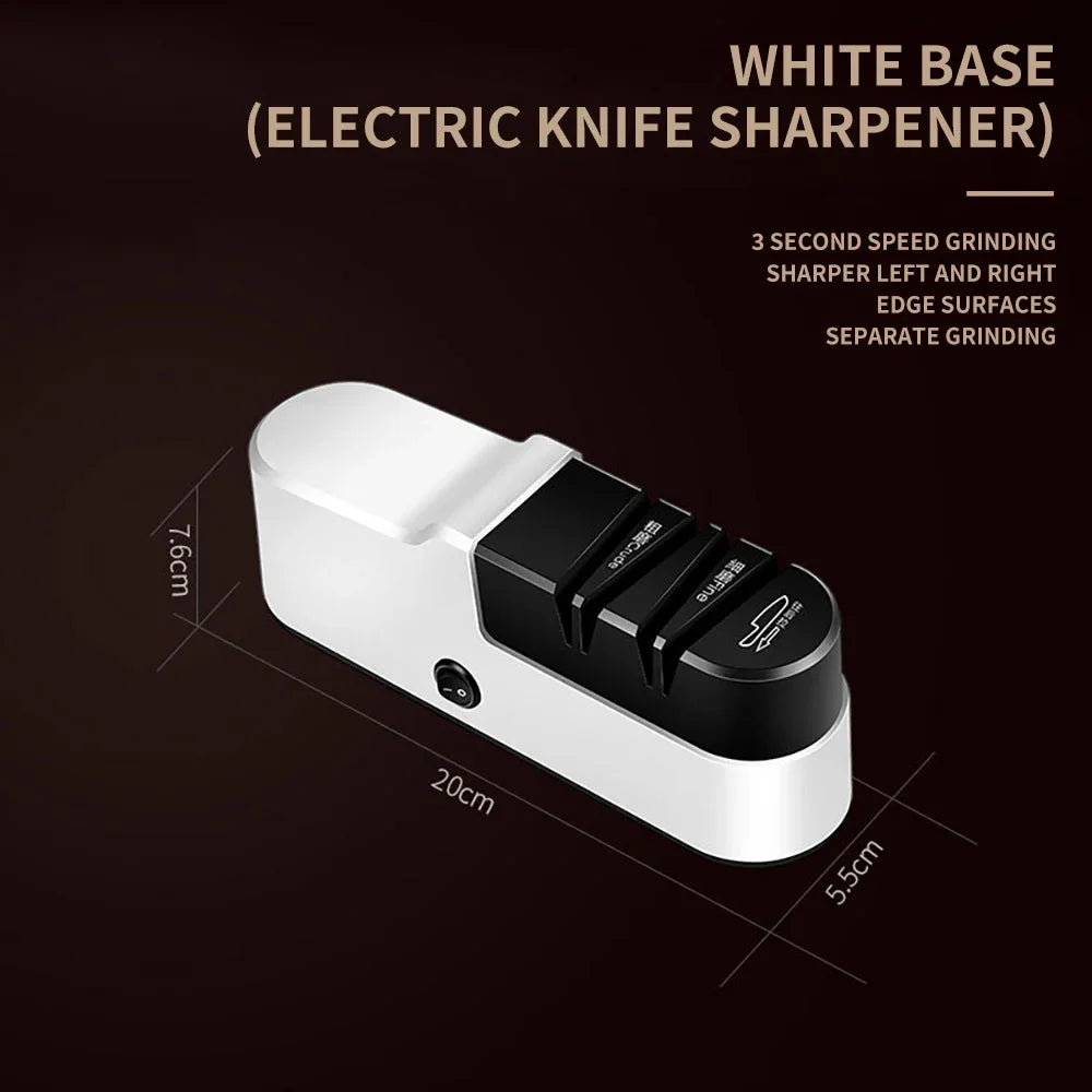 Electric Knife Sharpener – Multi-Function Automatic Sharpener for Knives, Scissors & Screwdrivers Knivve