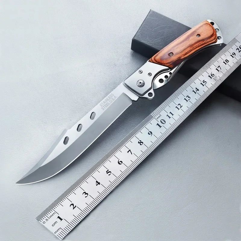 Folding Tactical Knife for Men, Outdoor Steel Multitool for Hunting & Fishing Knivve