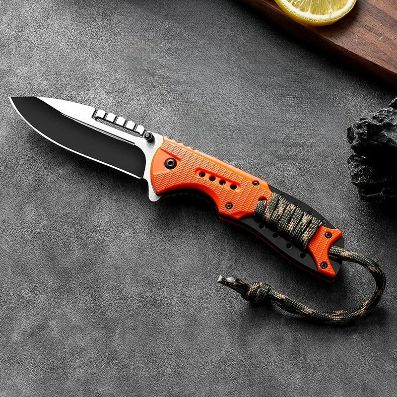 Anti-Detachment Rope Folding Knife: EDC & Outdoor Camping Tool Knivve