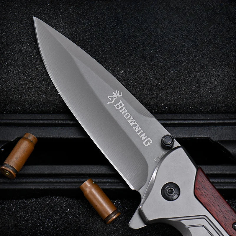 Folding Self-Defense Knife, High Hardness & Sharp, Portable Outdoor Knife E9195 Knivve