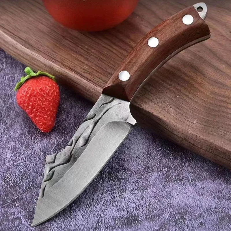 Boning & Butcher Knife Forged Stainless Steel Meat Chopping Chef Slicing Cutter Knivve