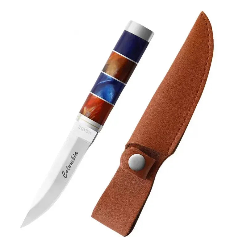 Household Fruit Knife, EDC, Ideal for Camping, BBQ, and Steak Knivve