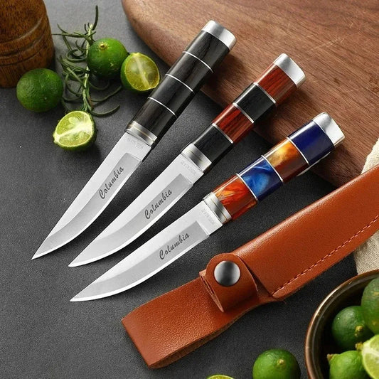 Household Fruit Knife, EDC, Ideal for Camping, BBQ, and Steak