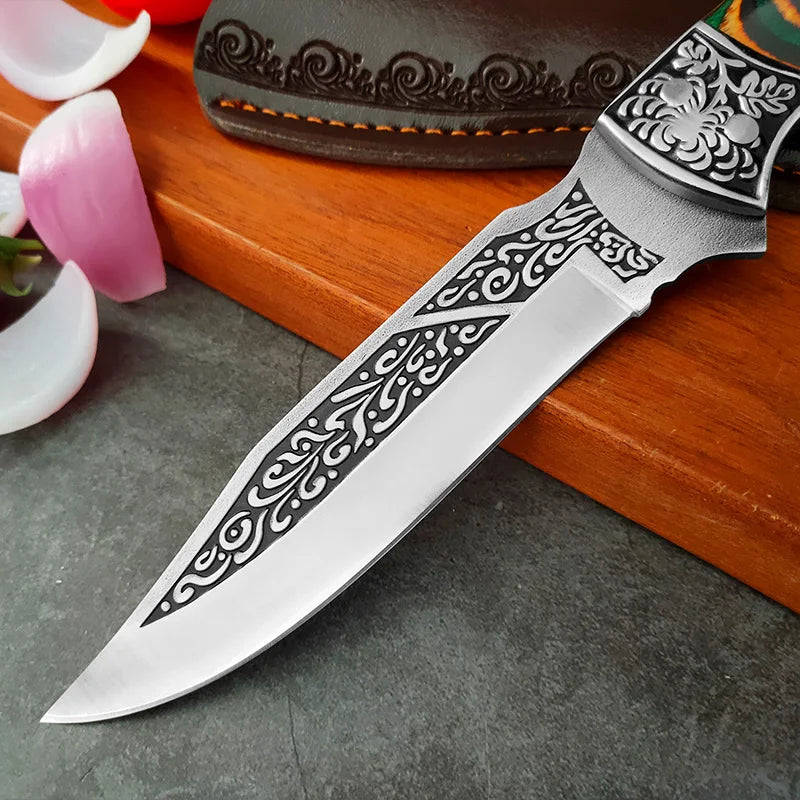 Boning Chef Knife for Meat, Fish, Fruit, & Barbecue - Stainless Steel Hand Forged Blade Knivve