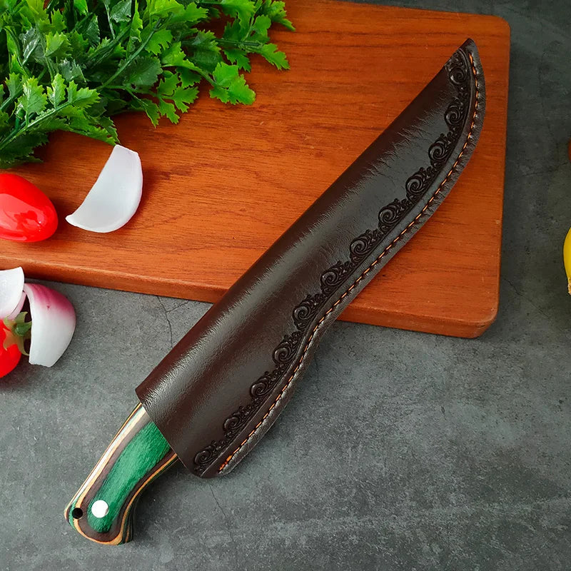 Boning Chef Knife for Meat, Fish, Fruit, & Barbecue - Stainless Steel Hand Forged Blade Knivve