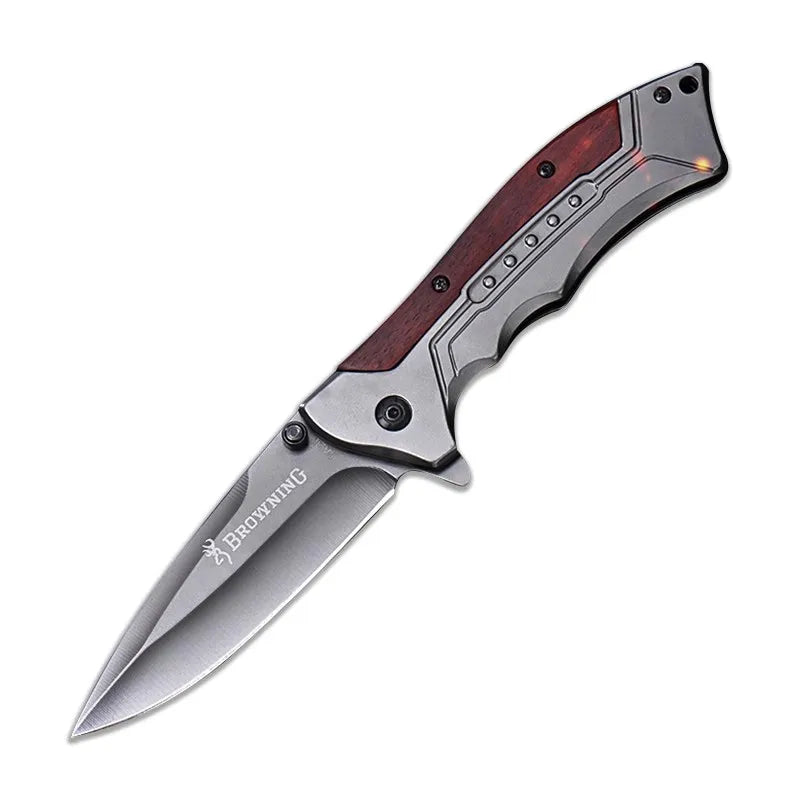 Folding Self-Defense Knife, High Hardness & Sharp, Portable Outdoor Knife E9195 Knivve