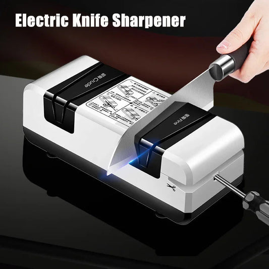 Electric Knife Sharpener – Multi-Function Automatic Sharpener for Knives, Scissors & Screwdrivers Knivve