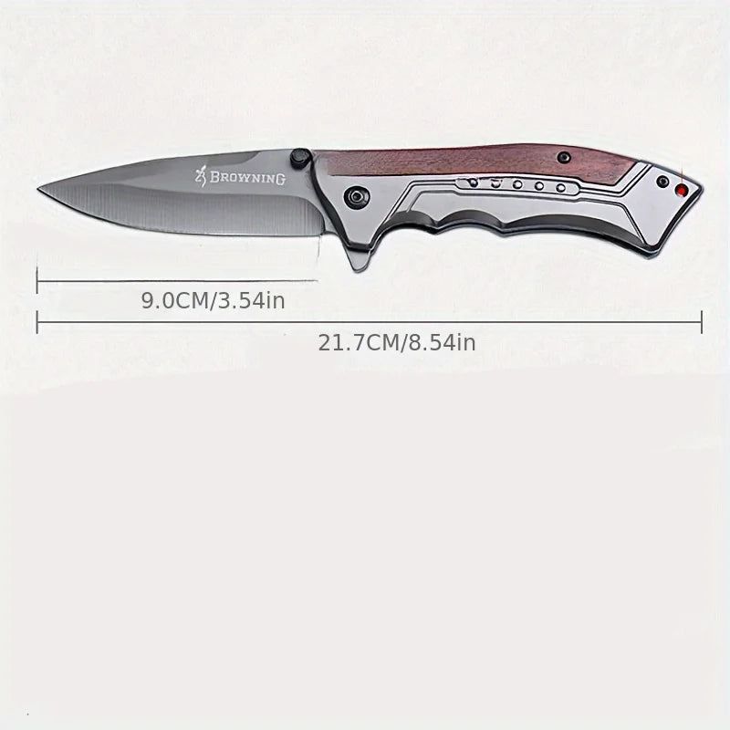 Folding Self-Defense Knife, High Hardness & Sharp, Portable Outdoor Knife E9195 Knivve