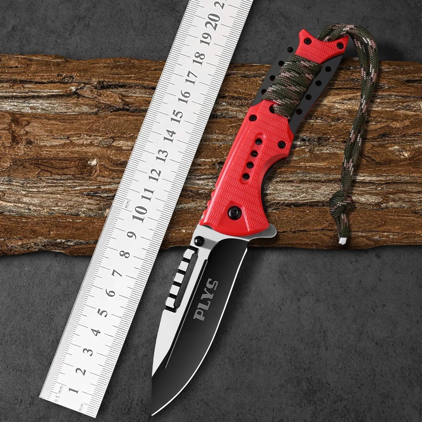 Anti-Detachment Rope Folding Knife: EDC & Outdoor Camping Tool Knivve