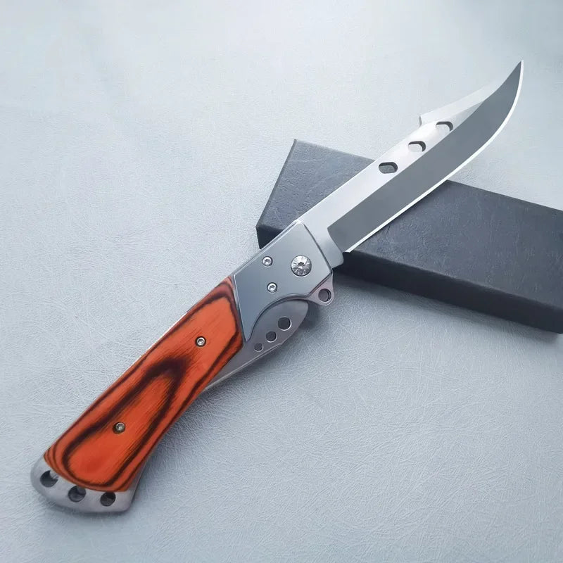 Folding Tactical Knife for Men, Outdoor Steel Multitool for Hunting & Fishing Knivve