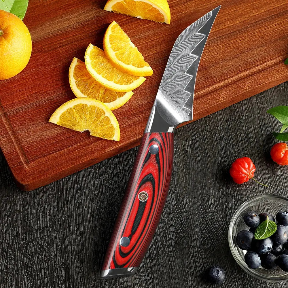 Paring Knife – 67-Layer Damascus Steel | Professional Chef Utility Knife Knivve