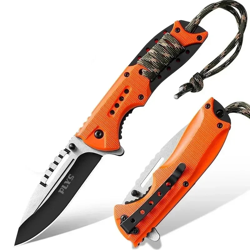 Anti-Detachment Rope Folding Knife: EDC & Outdoor Camping Tool Knivve